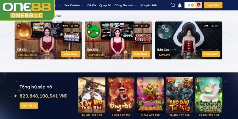 Chơi thử phiên bản demo Casino ONE88