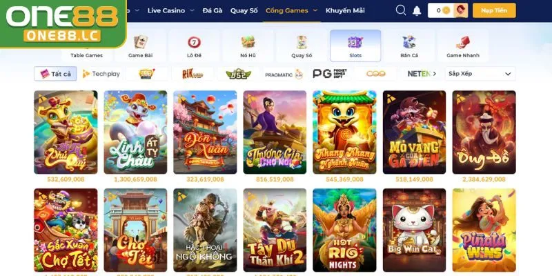 Slot game hội tụ của hàng trăm siêu phẩm nổi bật nhất thị trường